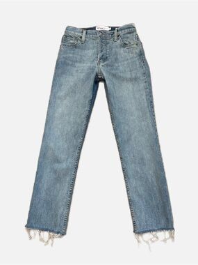 Re/Done x Cindy Crawford The Crawford Stretch Light Wash Denim Jeans Size 23